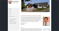 Desktop Screenshot of heistenbach-online.de